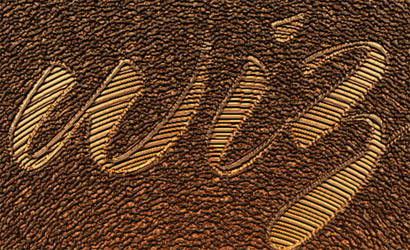 Text Engraved On Tree Tutorial: Final Result
