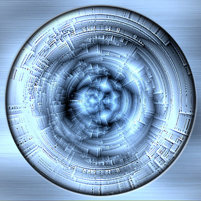 Futuristic Deep Tunnel Tutorial: Final Result