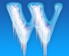 Ice Text Tutorial: Final Result