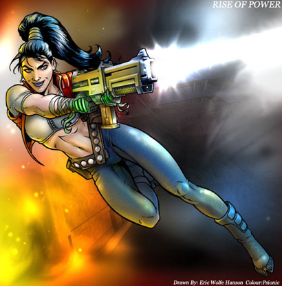 Comic Style Colouring Tutorial: Final Result