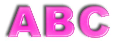 Plastic Text Tutorial: Final Result