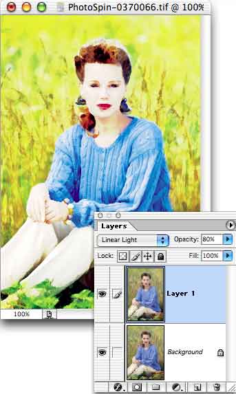 Filtering CMYK Images Tutorial: Final Result