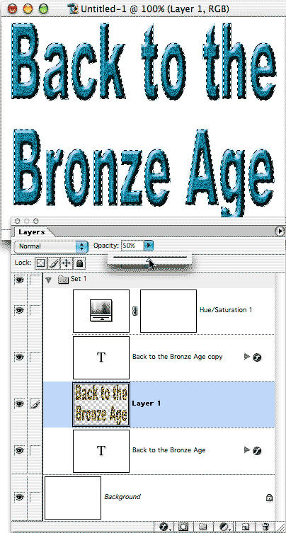 Easy Metallic Effects Tutorial: Final Result