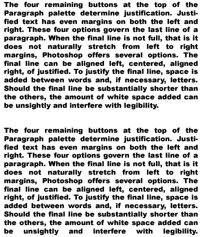 Entire paragraphs can be