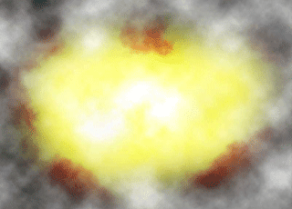 Easy steps to make Explosion tutorial: Final Result