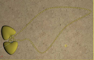 Building a Тecklace with 2 Hearts Tutorial: Final Result (Click to enlarge)