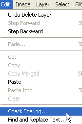 Spell Check Multiple Type Layers