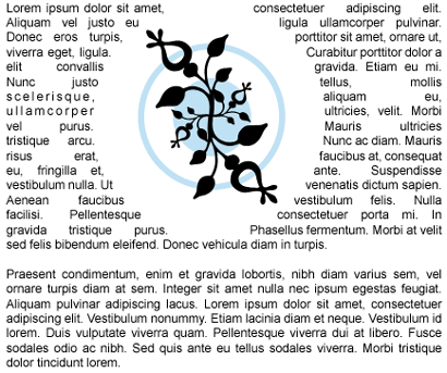 Text Wrapping in Photoshop