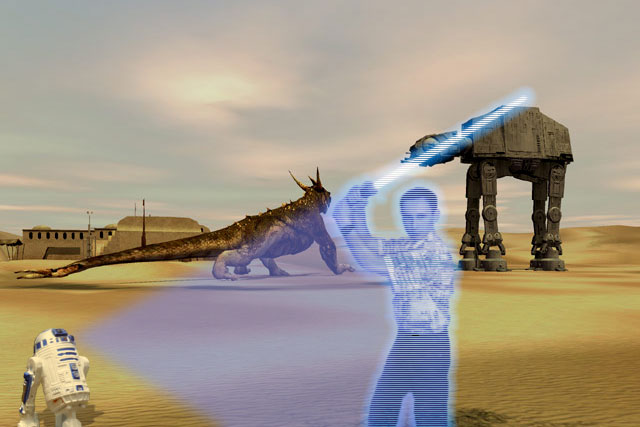 Making a Star Wars Theme Using R2D2's Hologram Tutorial: Final Result