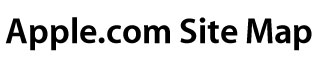 Apple.com Site Map