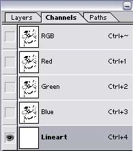 Fill Channel with White