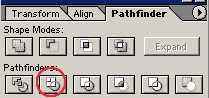 Trim in the Path finders palette