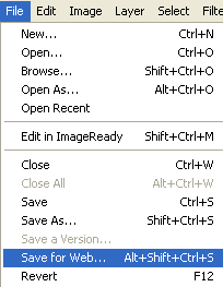 Resample & Save within the Save for Web Dialog