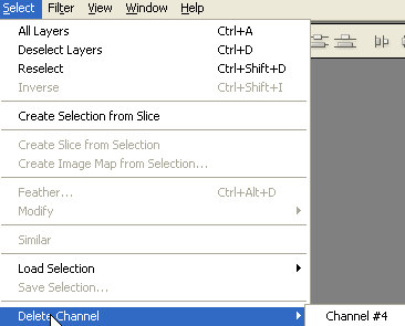 ImageReady Channels