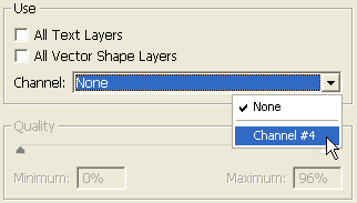 ImageReady Channels