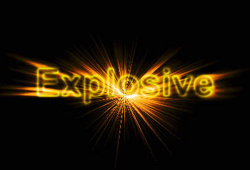 Explosive Type Tutorial: Final Result