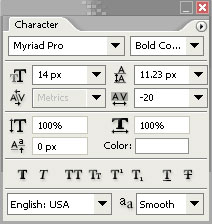 text properties