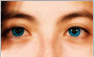 Eye Color Tutorial: Final Result