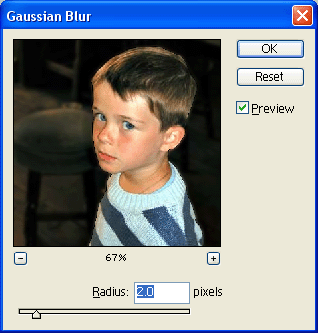 blur options
