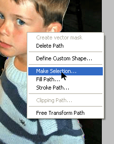 make selection