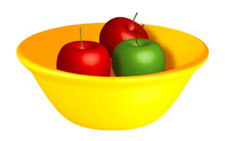 3d fruit bowl sample