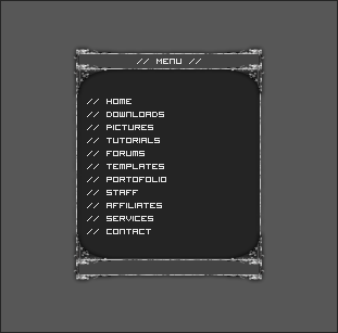 Grunge Contentbox Tutorial: Final Result
