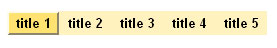 navigation bar in html