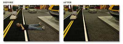 Removing Things in Perspective Tutorial: Final Result (Click to enlarge)