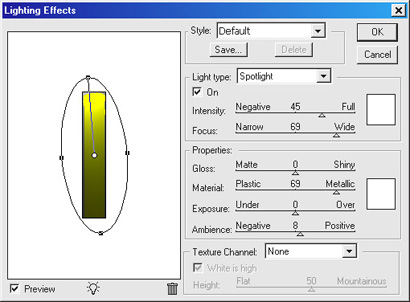 Lighting Effects Options