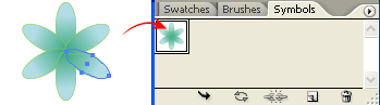 create the flower symbol