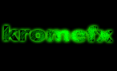 Phosphorescent Fingerprint Powder Text Tutorial: Final Result
