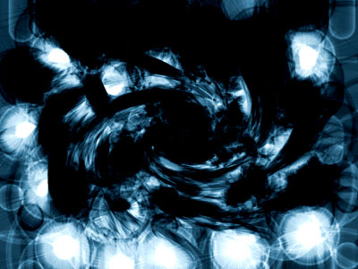 Lens Flare Abstract Tutorial: Final Result (Click to enlarge)