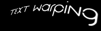 Text Warping: Final Result