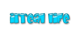 Blue Plastic Text Tutorial