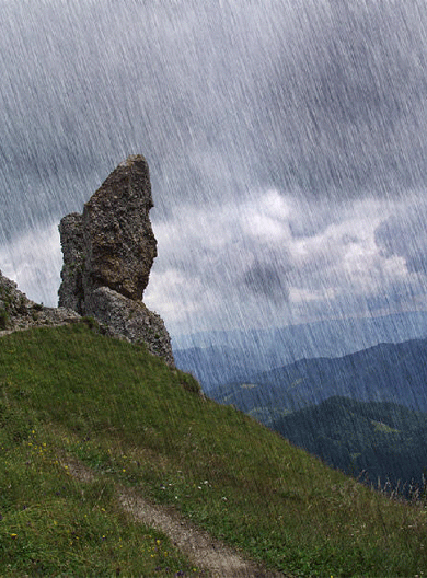 Making Realistic Rain Tutorial: Final Result