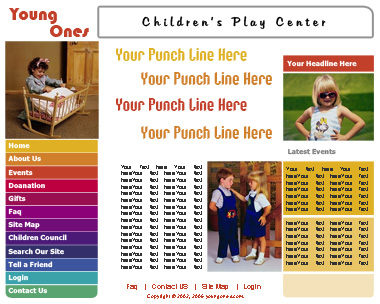 Creating Web Site Template Tutorial: Final Result