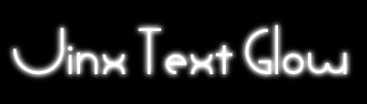 Text Glow Tutorial: Final Result