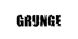 Grunge Text Tutorial: Final Result
