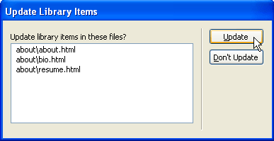 update library