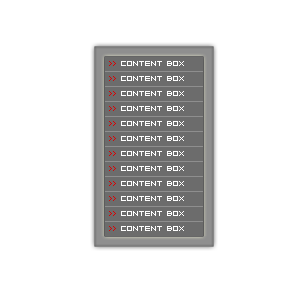 Simple Content Box Tutorial: Final Result
