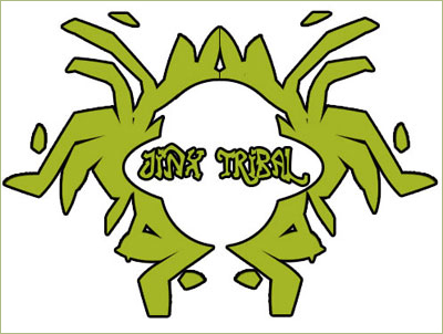 Screen Print Tribal Design Tutorial: Final Result (Click to enlarge)