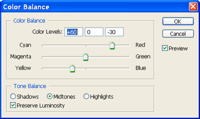 Color Balance - Midtones