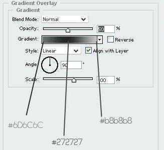 Gradient Overlay Settings