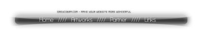 Professional Glassy Menu Bar Tutorial: Final Result (Click to enlarge)