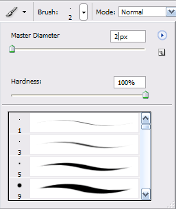 Spark Brush Settings
