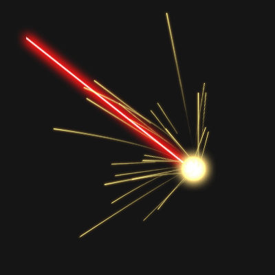 Making Sparks Tutorial: Final Result