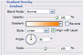 Gradient Overlay Settings