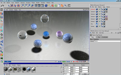 Creating Floors in C4D Tutorial: Final Result (Click to enlarge)