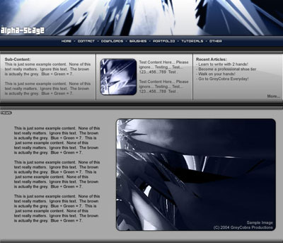 Professional Modern Layout Tutorial: Final Result (Click to enlarge)