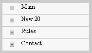 HTML Menu